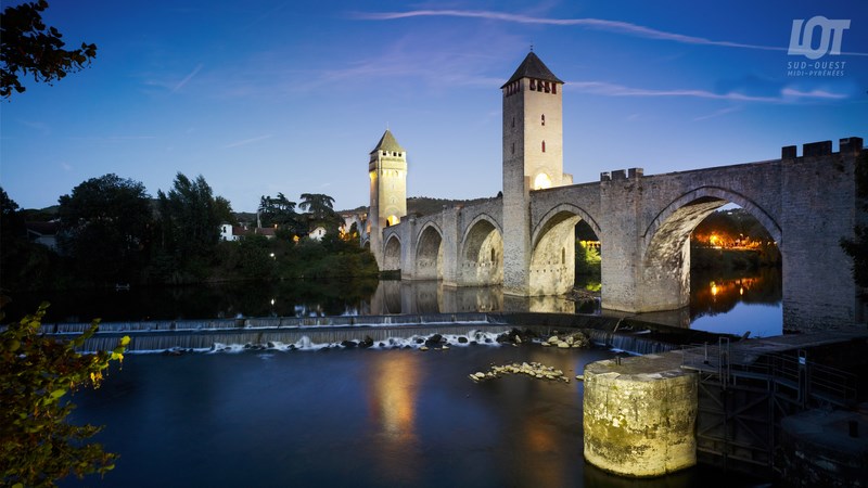  Gtes de France Midi-Pyrnes - Pont Valentr  Cahors dans Le Lot.